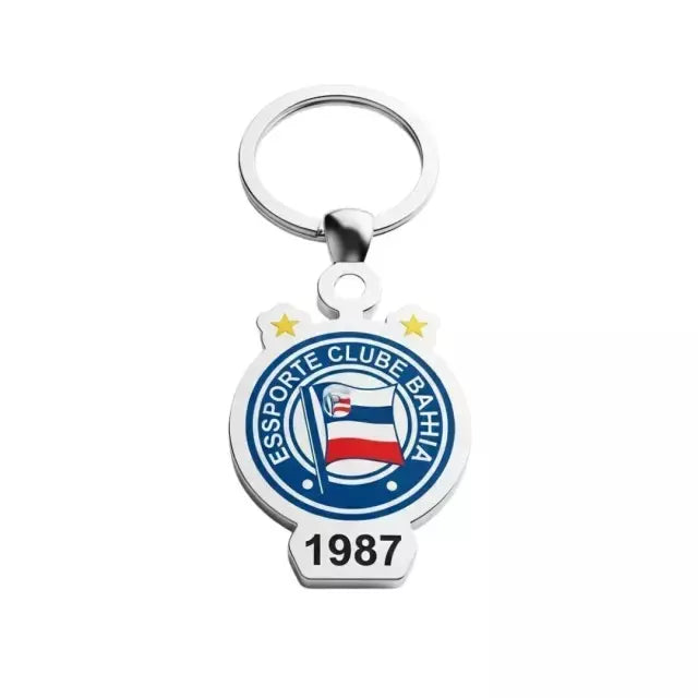 Chaveiro Metal Clubes - Colorido - Bahia
