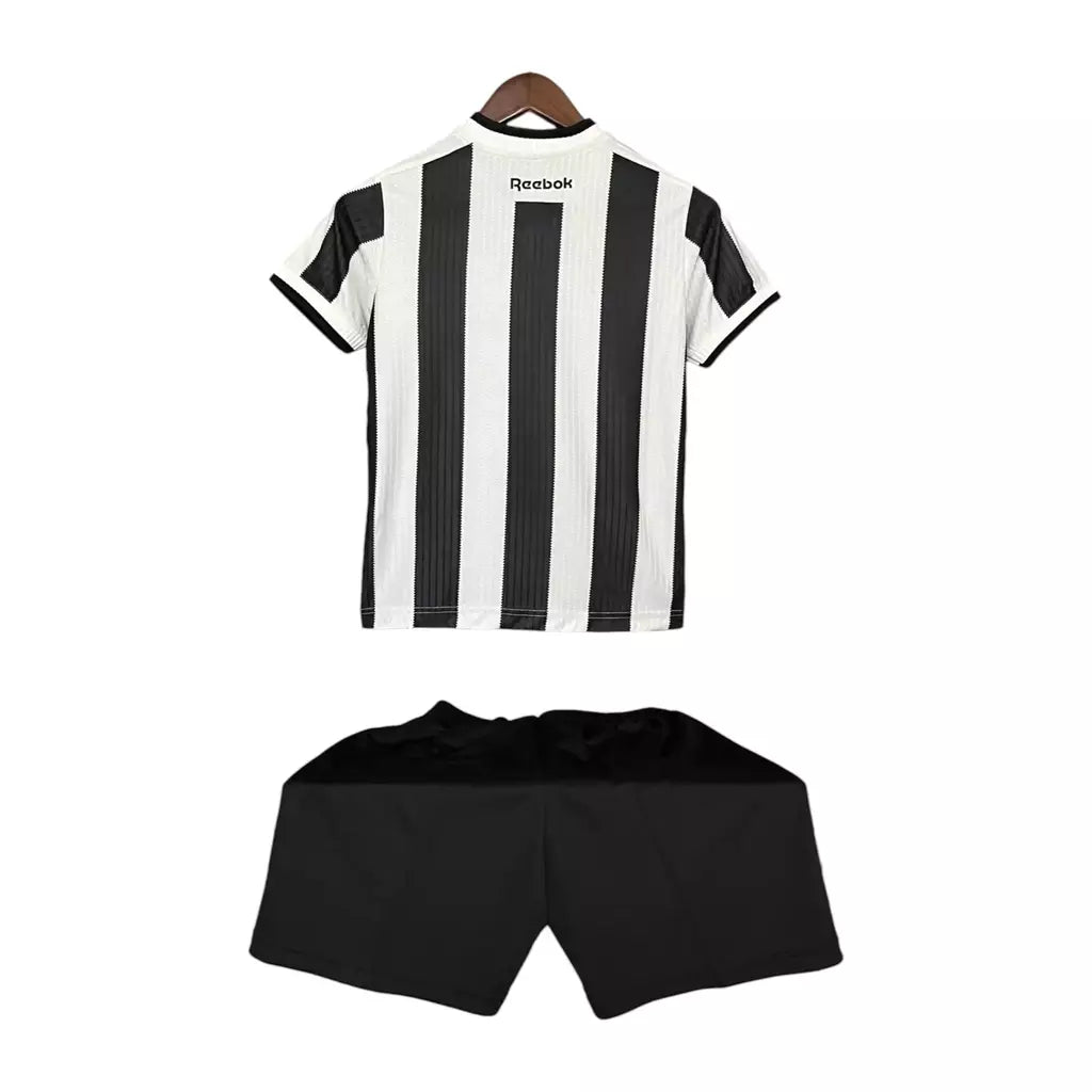 Kit Infantil Botafogo I 24/25 - Preto e Branco
