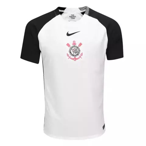 Camisa Corinthians Nike Branca Home 25/26 - Torcedor