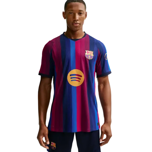 Camisa Barcelona I 26/27 Jogador Masculina - Azul e Grená