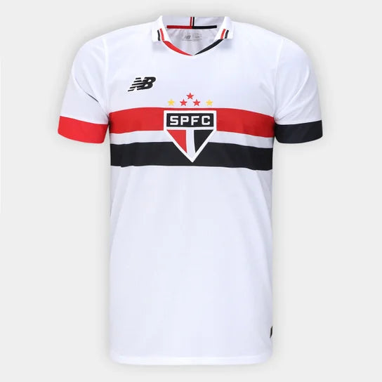 Camisa do São Paulino I 24/25 New Balance Torcedor - Branca