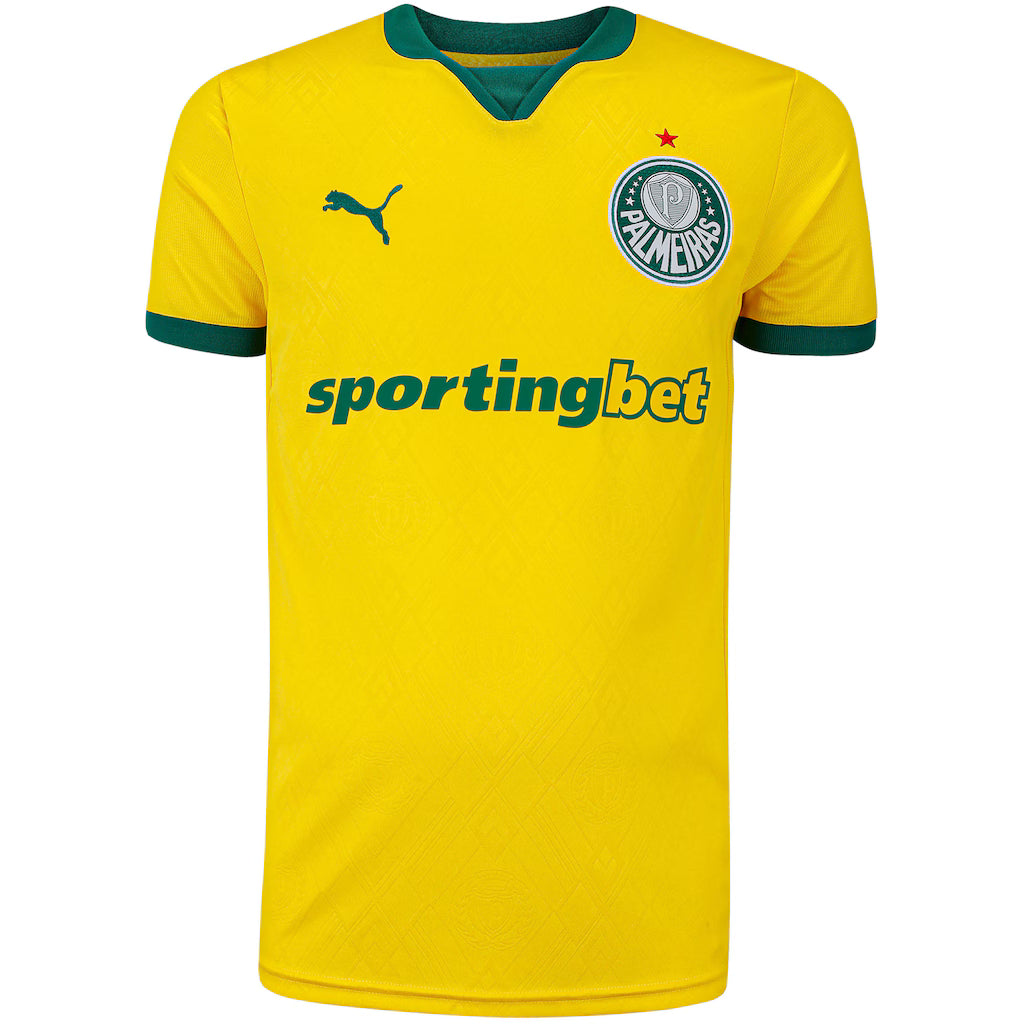 Camisa Palmeiras III Torcedor - 25/26 - Amarela- SportingBet