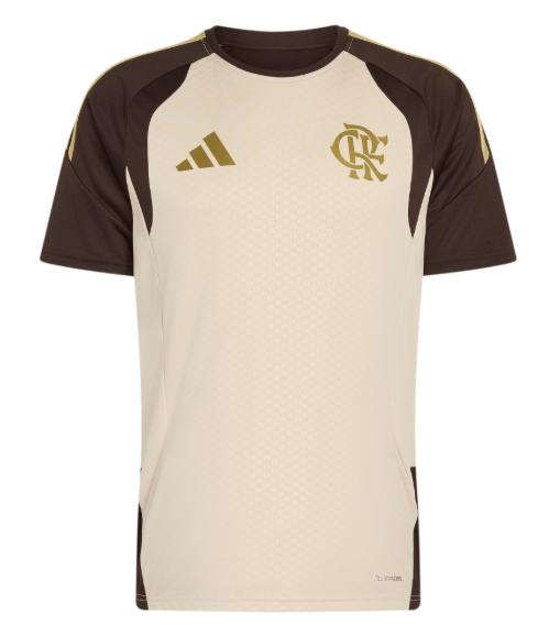 Camisa Treino Flamengo 26/27 Torcedor Masculina - Marrom Claro