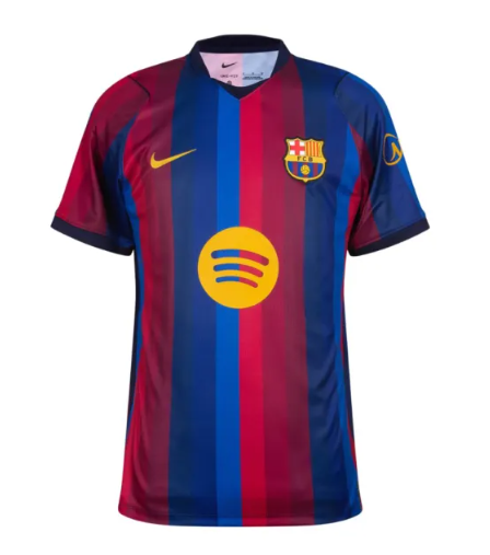 Camisa Barcelona I 26/27 Torcedor Masculina - Azul e Grená