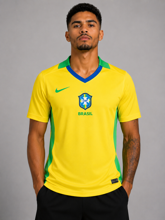 Camisa Brasil 25/26 Home - Versão Torcedor - Amarela