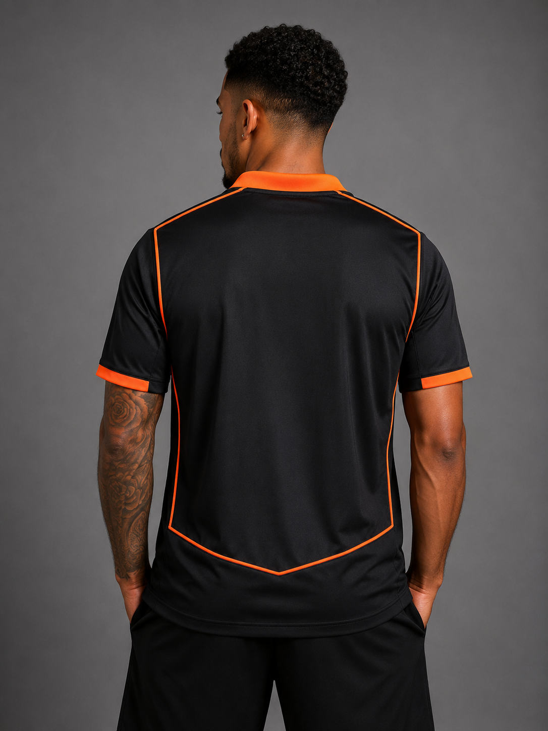Camisa Corinthians III 25/26 preta e laranja - foto adicional