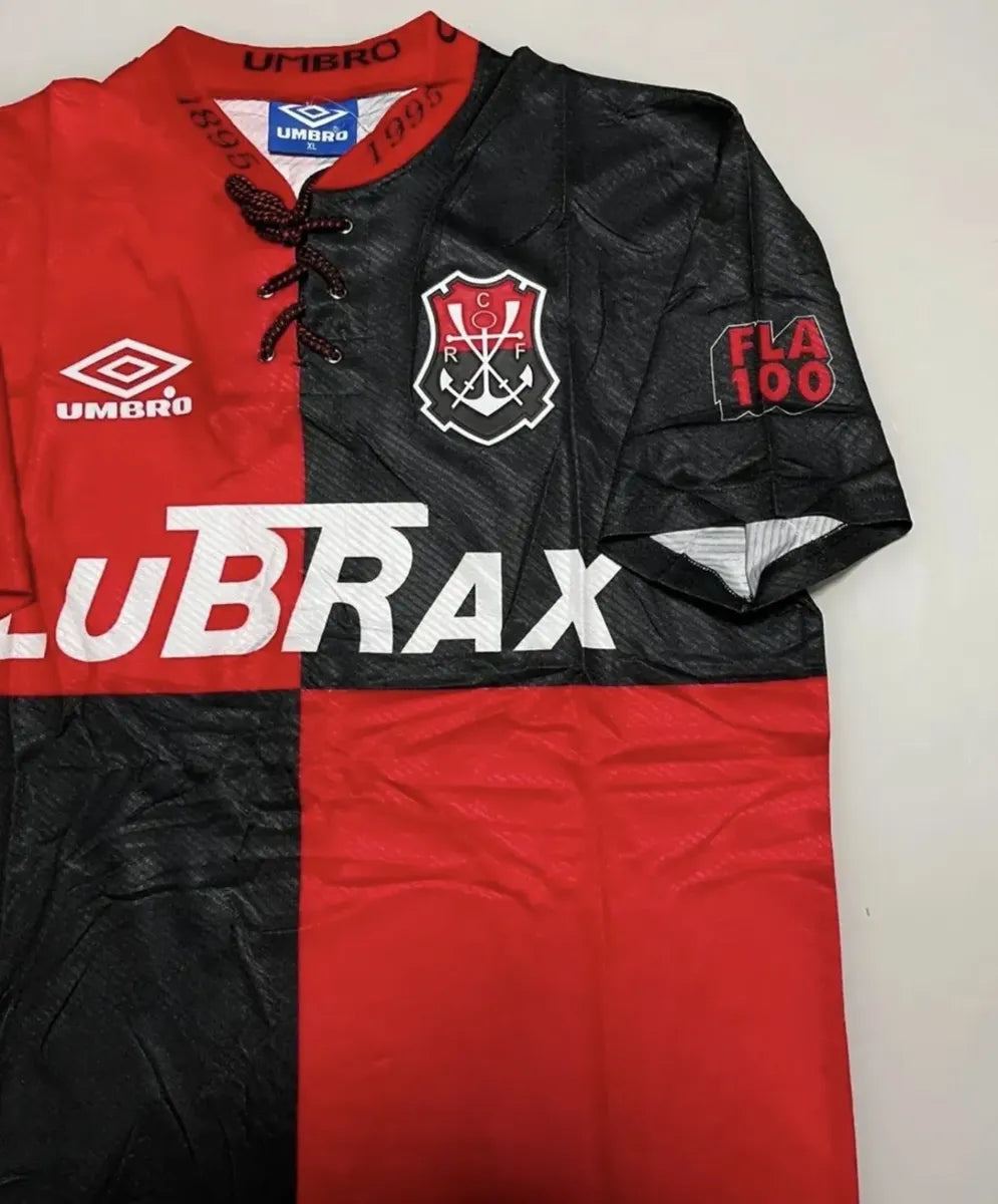 Camisa Flamengo 1995 Retrô Centenário Masculina - Rubro Negra