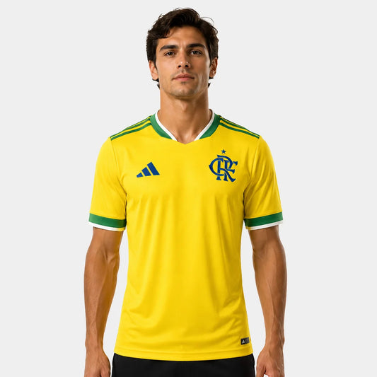 Camisa Flamengo Especial Brasil 26/27 Torcedor - Amarela