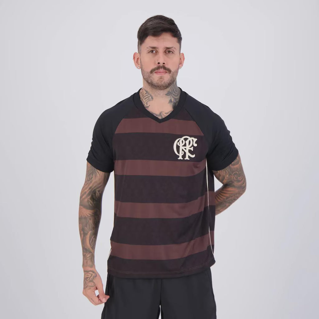 Camiseta do Flamengo 25/26 Consciência Negra - Torcedor Masculina - Marrom