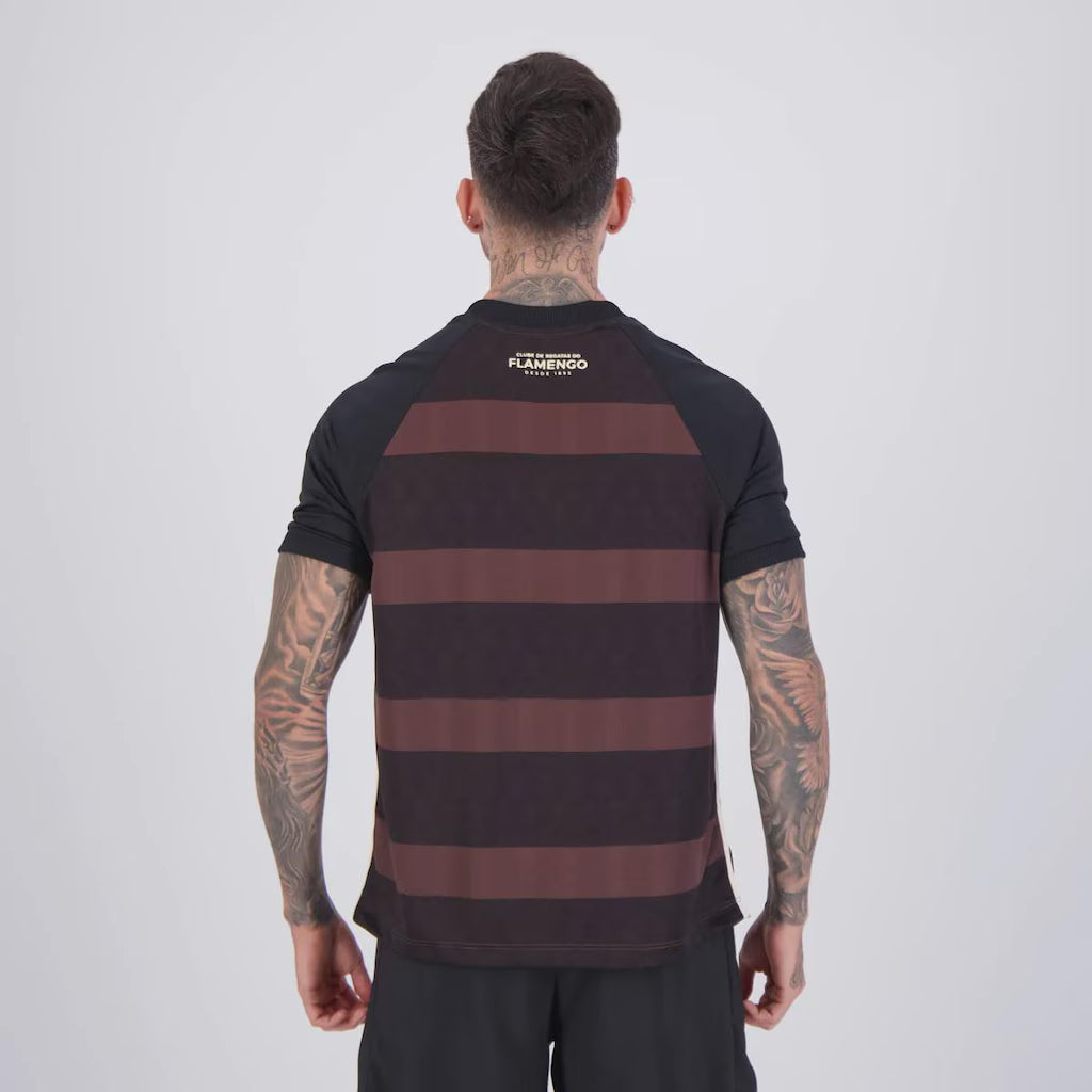 Camiseta do Flamengo 25/26 Consciência Negra - Torcedor Masculina - Marrom