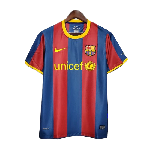 Camisa Barcelona Retro 2010/11 I Azul e Grená Nike