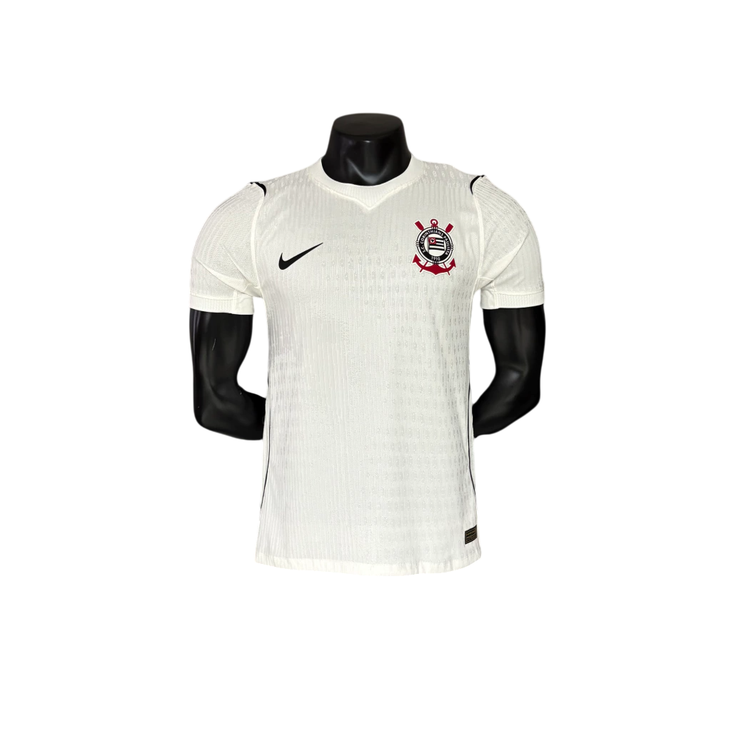 Camisa Corinthians I 26/27 - Jogador Masculina - Branca- INVASÃO