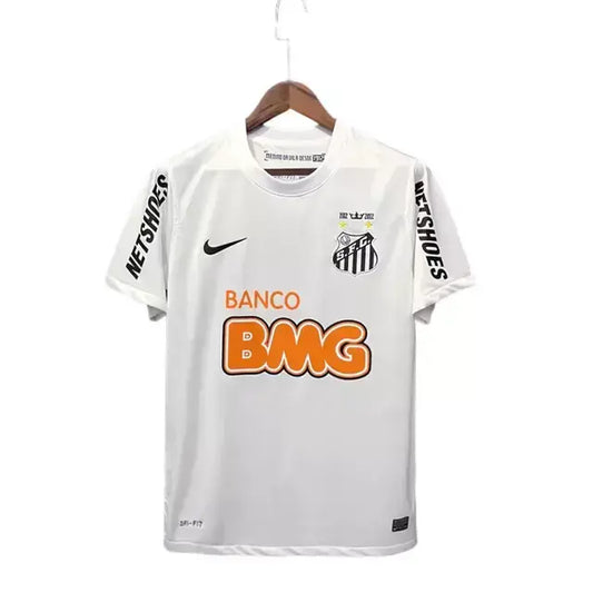 Camisa Santos Home 2012/2013 Retrô Masculino Nike Branca (NEYMAR JR 10)