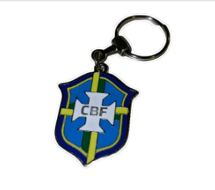 Chaveiro Metal Clubes - Colorido - Brasil