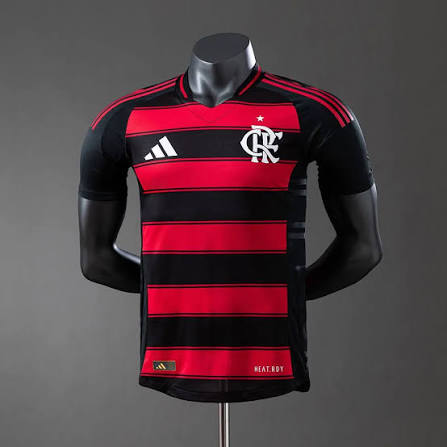 Camisa Flamengo I 25/26 Jogador - Rubro Negra