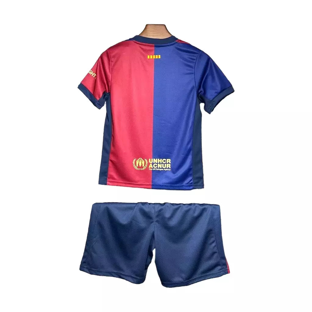 Kit Infantil Barcelona I 24/25 - Azul e Grená