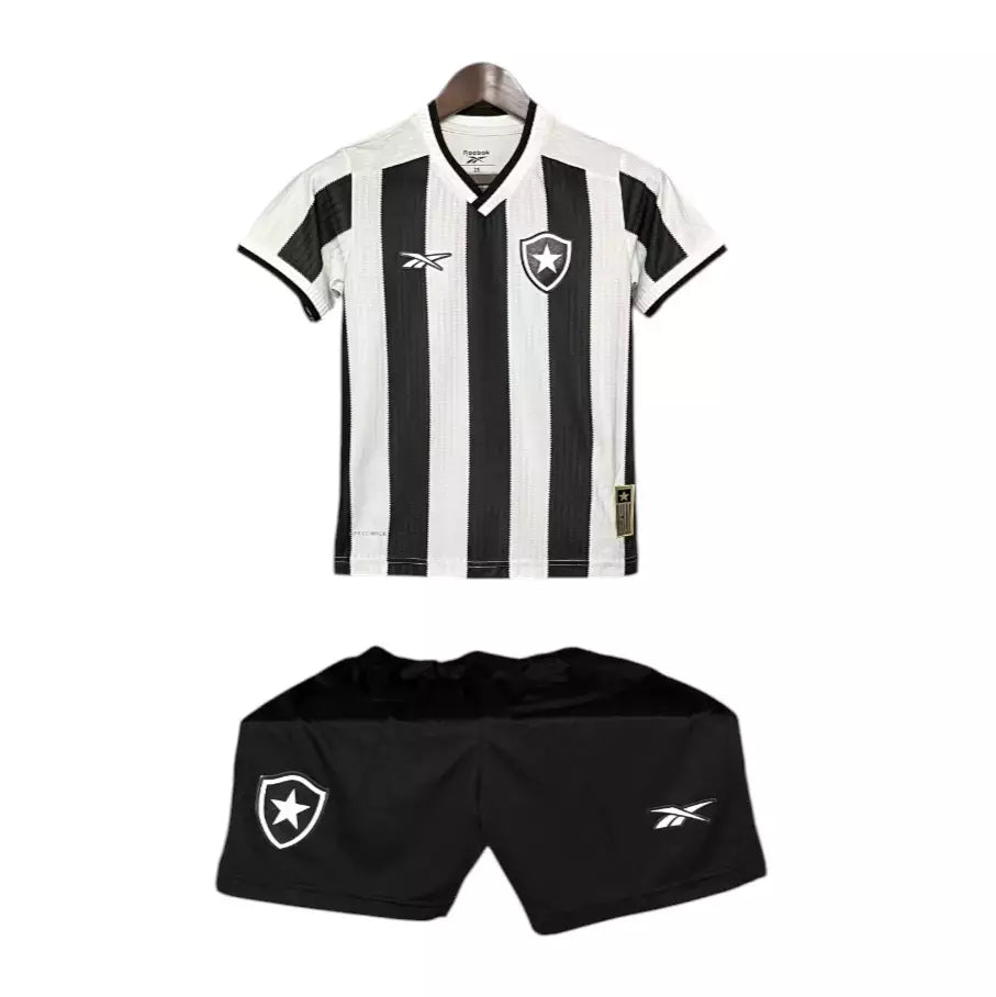 Kit Infantil Botafogo I 24/25 - Preto e Branco