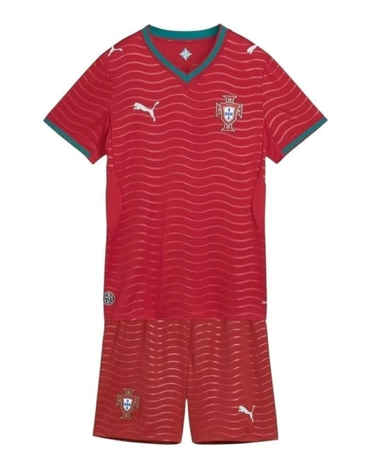 Kit Infantil Portugal COPA 2026 - Vermelho
