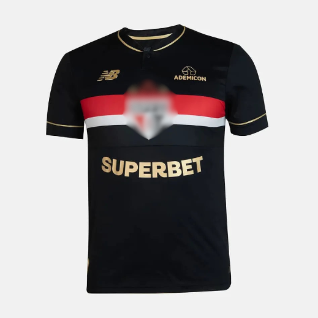 Camisa do São Paulino III 25/26 New Balance Torcedor - Preta