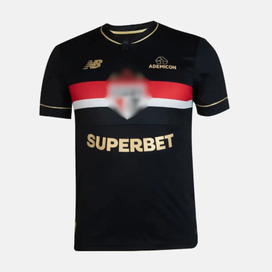 Camisa do São Paulino III 25/26 New Balance Torcedor - Preta