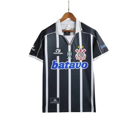 Camisa Corinthians Retro 1999 Preta Topper